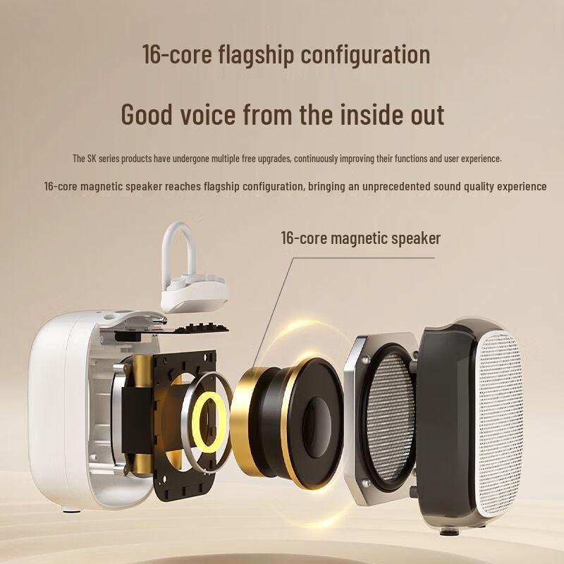 Soaiy SK68 Portable Wireless KTV Speaker & Dual Microphones with AI Voice Assistant CN Plug (adapter Included)