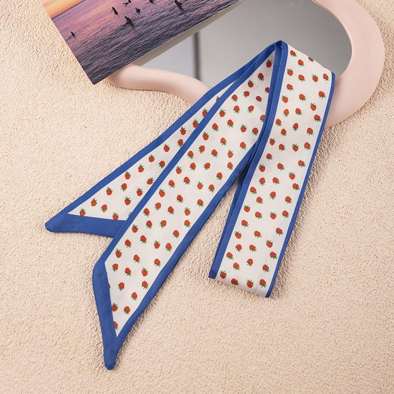 Korean Style Multifunctional Scarf: Long Ribbon Belt, Decorative Tie, Bag Accessory, Streamer, Customizable Headband for Women.