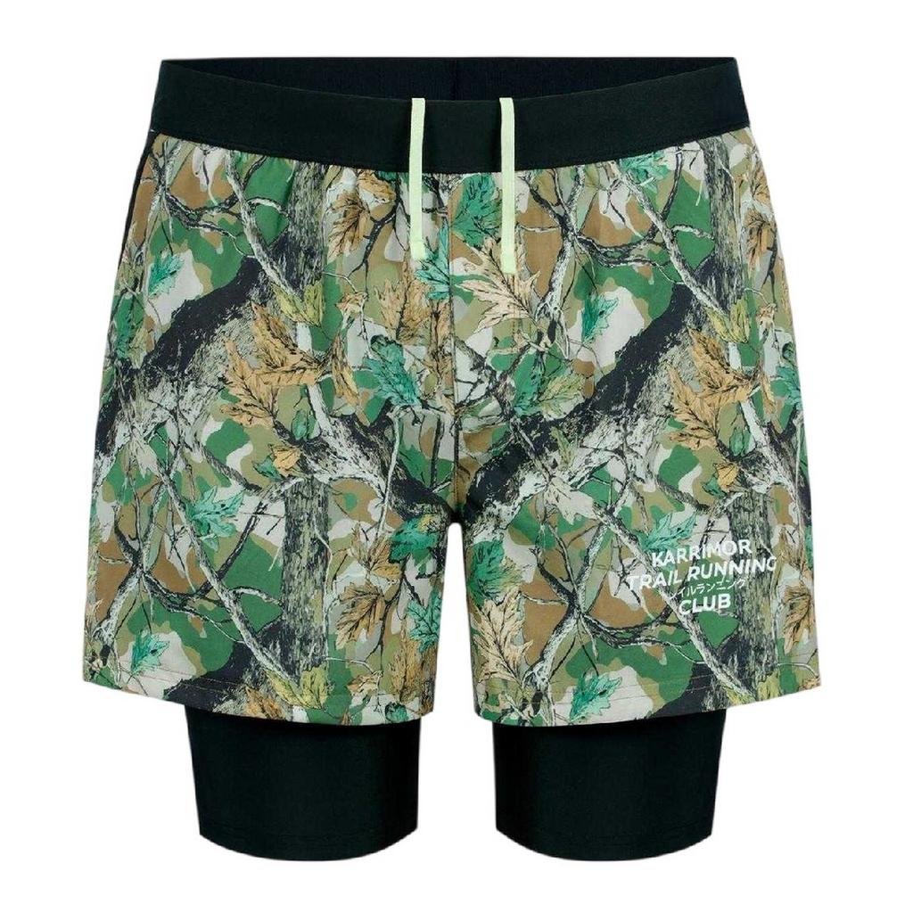 Karrimor Mens Trail 2 in 1 Running Shorts
