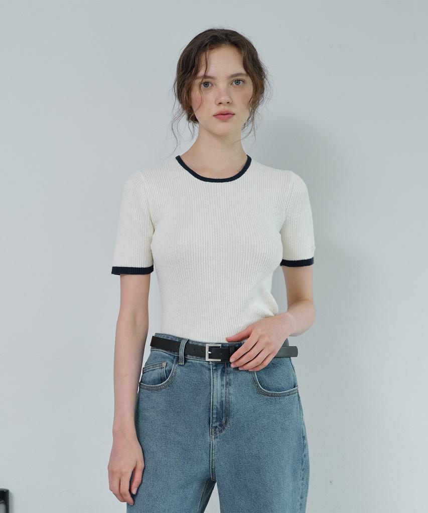 JUCYJUDY Boucle Short Sleeve Knit Jzkt021F