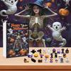 Calendar Advent de Halloween Horror Versatil Festiv Petrecere 24 de Zile de Numărătoare Invers Spooky Pandantiv Cadouri de Sărbători pentru Băieți Fete