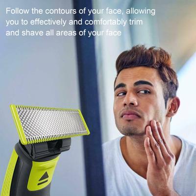 Lâmina de substituição para philips, barbeador elétrico de uma lâmina, aço inoxidável, aparador de barba, cabeça, marido, pai, presente de aniversário