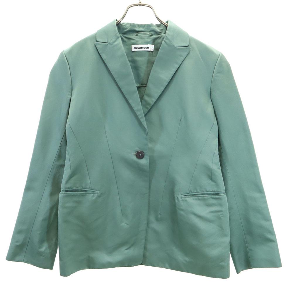 

JIL SANDER Сделано в Италии Приталенный жакет из смесового шелка 38 блейзер Женский Б/У