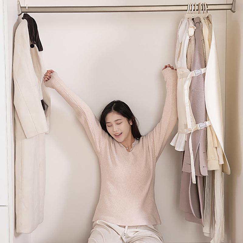 Clothes Compressed Board Foldable Fabric Compression Storage Bags With Dust Cover Wardrobe Organizer Space-Saving Home