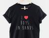 Boys In Bands Fan Shirt: Ring Spun Cotton Concert Tee