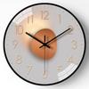 Non-Ticking 8 Inches Wall Clock Quartz Silent Movement Mute Clock Fashion Geometric Design Hanging Watch Kitchen