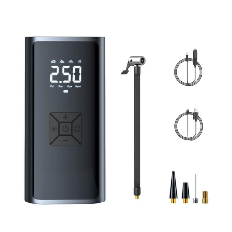 Multifunctional Efficient Starting Device High Efficiency Tire Inflator Air Compressor with Presets Pressure for Vehicle