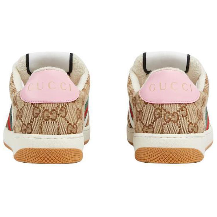 Gucci Wmns Screener Sneaker 'Beige Pink' Women's 817276 FAD3U 9750