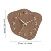 Wall Clock Silent 12x10 inches for Home Office Decor