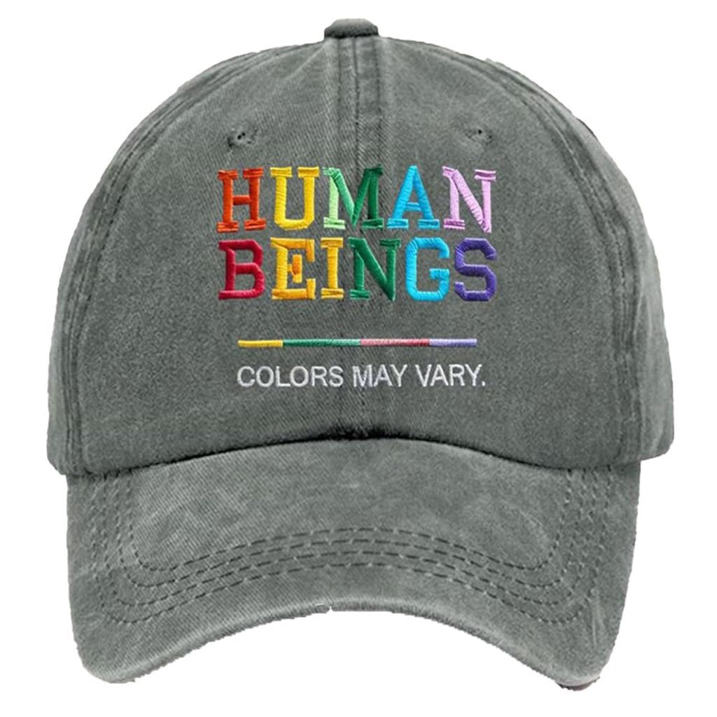 Women Men Adult Washed Printed Baseball Cap Washed Cotton Daddy Hat