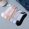 Women Socks Summer New Flower Lace Ankle Socks Soft Silk Thin Transparent Solid Cute Lolita Socks