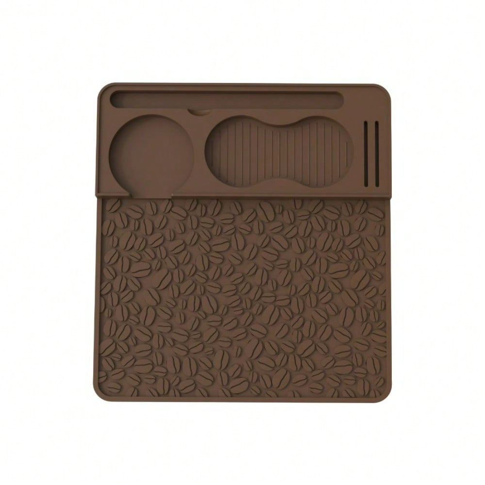 Silicone Coffee Powder Pressing Pad Non-slip Table Pad Corner Pad Powder Pressing Hammer Tray Storage Pad