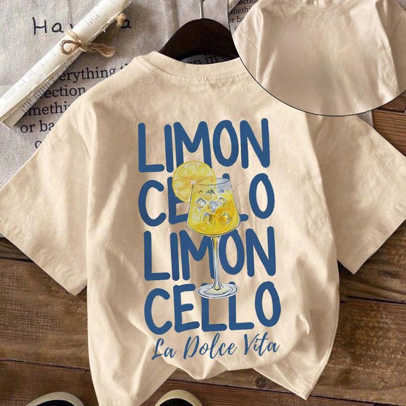 

Cute Lemon Fruit Graphic Top Short Sleeve Loose Botanical Tshirt Vintage Cottagecore Shirt Unisex Women Retro Aesthetic TShirts 2XL