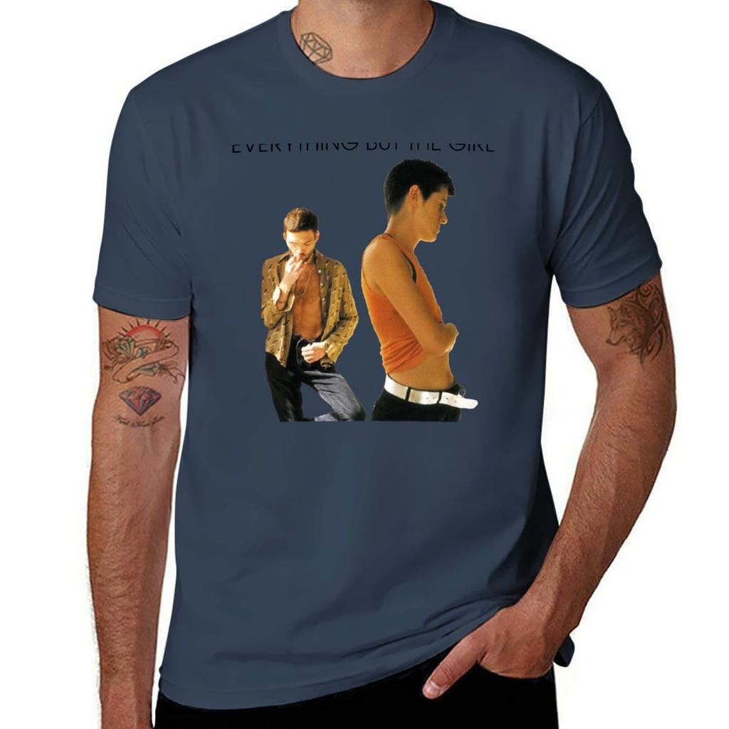 T-shirt Everything But The Girl pesanti vestiti estivi ragazzi stampa animale oversize magliette da allenamento per uomo