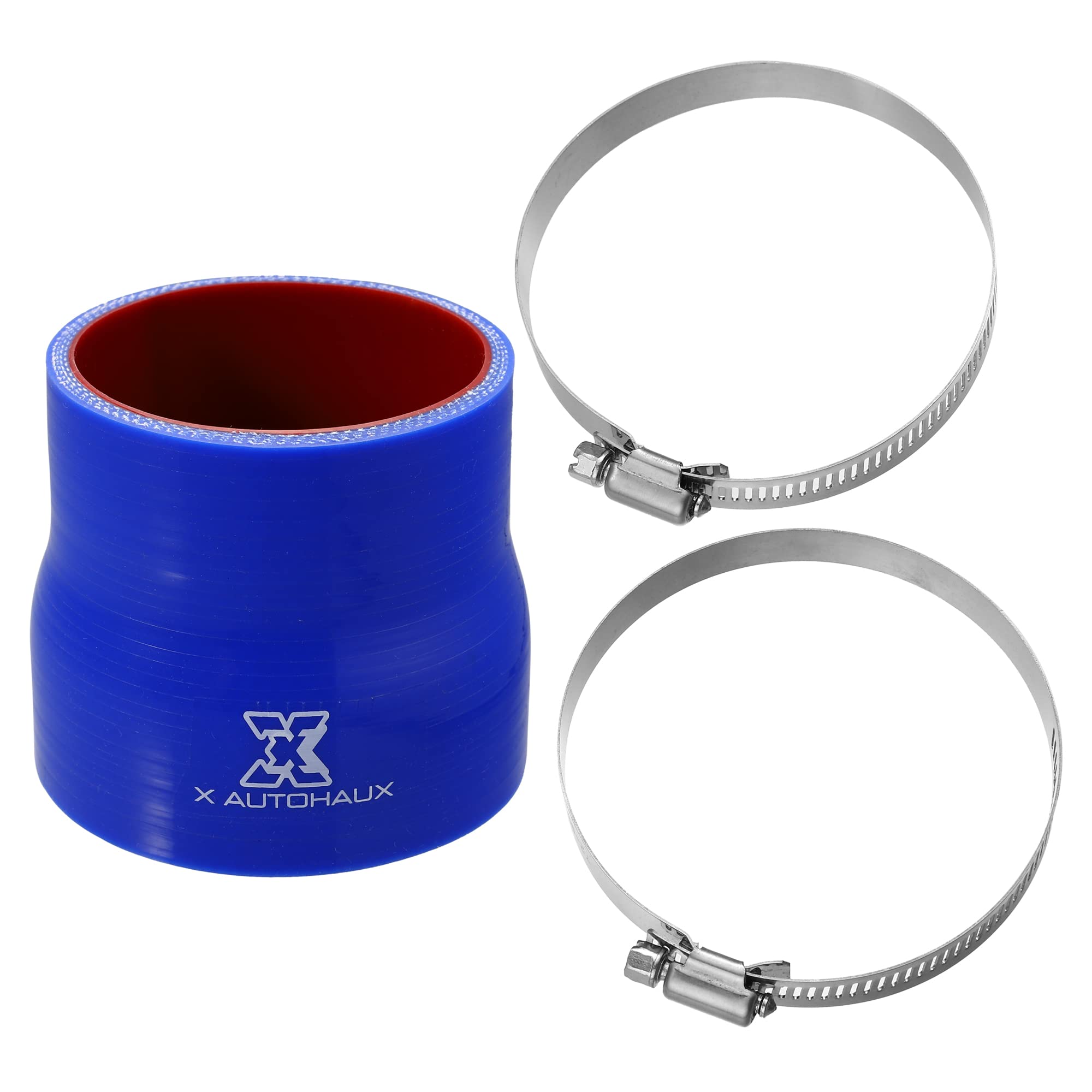 

X AUTOHAUX Силіконовий шланг, Пряма силіконова труба, Патрубок радіатора, Внутрішній діаметр 2.8 - 3.1 70 x 80mm чорний