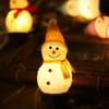 New Solar Powered Christmas Snowman Luminous Landscape Light Lawn Light Outdoor Decoration Waterproof Lawn Light