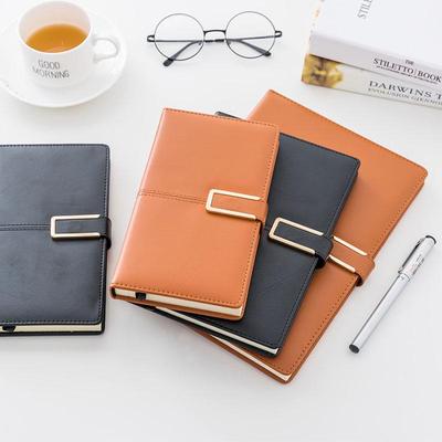 Korean Style A6/A5 Leather Notebook with Buckle - Diary & Planner
