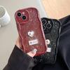 Glitter Star Sequin Mobile Phone Case for IPhone17promax All-inclusive Anti-fall for Apple 16 Love Rose