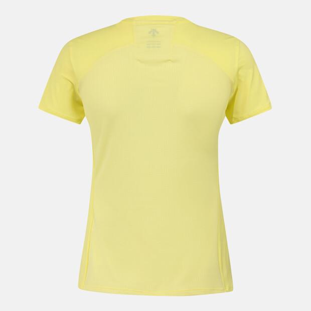 DESCENTE Women'S Cooling Slim Short Sleeve T-Shirt Yellow Sr212Pts41