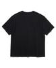 KNITTED Vintage Heart T-Shirt Black-White