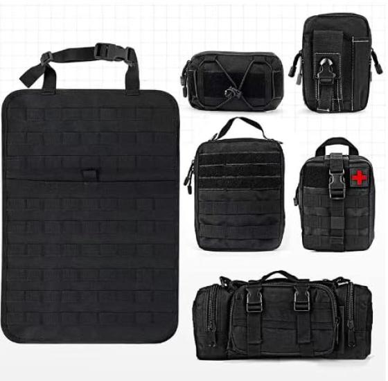 MGC Car Seat Back Car Car Tissue Convenient Back Seat Storage Bag with Removable Tactical Car Seat Back Organizer Pocket, Accessories, Case, Panel,