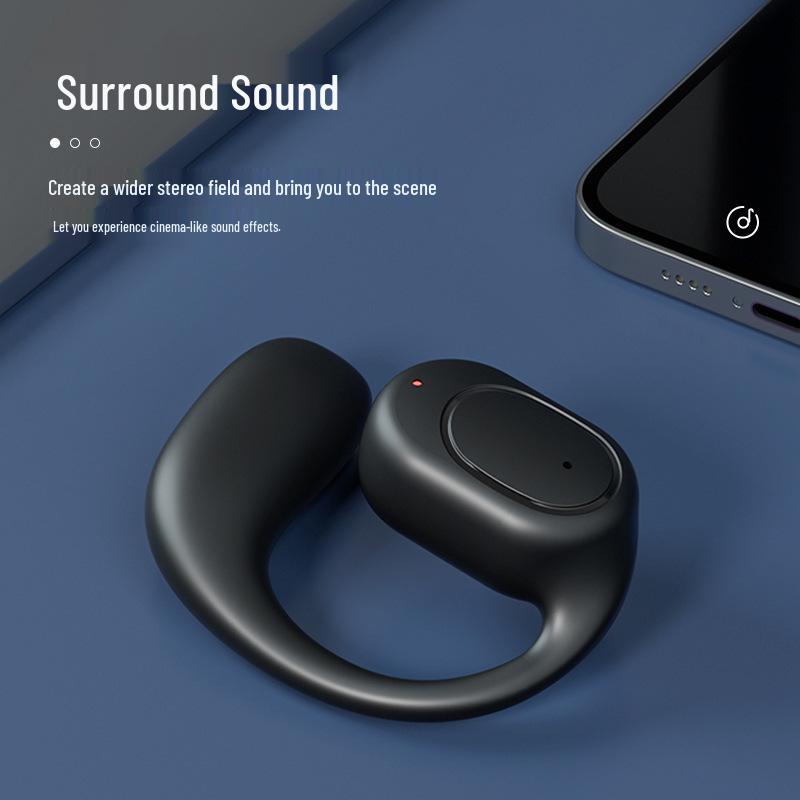 OWS Ultra Long Standby Bluetooth In-Ear Hook Headset with Touch Call