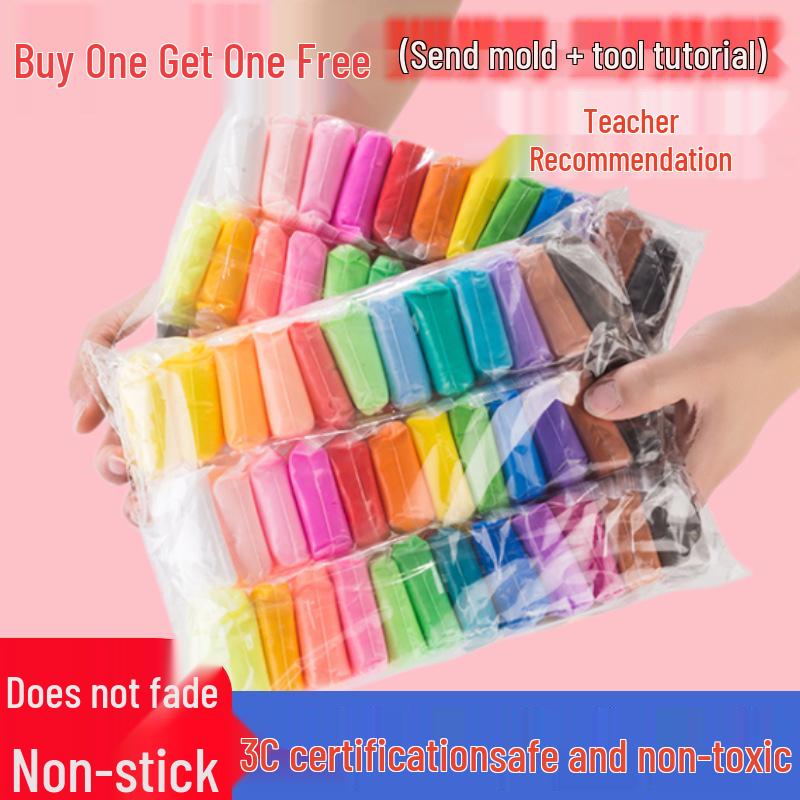 36-Color Kids DIY Space Clay Figurines