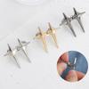 1Pc Adjustable Waist Buckle Cross Star Shape Jean Buttons Pins Detachable Metal Buttons Waist Tightener Clothing Accessories