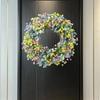 Konstgjord Blomsterkrans Hängande Prydnad Levande Multifunktionell 30 cm Vår Sommar Heminredning