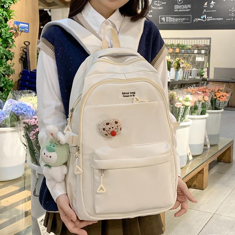 Primary School Girl Ins Wind College Student Backpack Male High School Student Junior High School Student Backpack