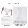 RS SHOP 12-Count Disposable Panties (Size M) Pure White Polyester Cotton Sanitary Hygienic Individually Wrapped Perfect for Travel, Hospitalization, N