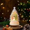 Christmas Tree Shaped LED Oil Light Handmade Festival Tabletop Ornament Decorative Lamp Decoration for Home and Office