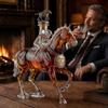 Durable Glass Whiskey Container Decanter, Horse Shape, High Borosilicate Wine Bottle, Gift for Men Preserves Aroma And Flavor Container, Lovers