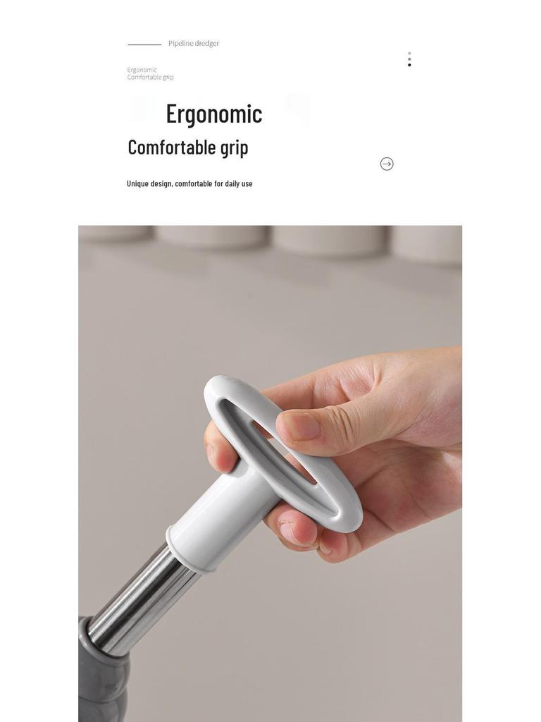 High-Pressure Toilet and Sewer Unblocker – Efficient Plunger for Household and Kitchen Blockages