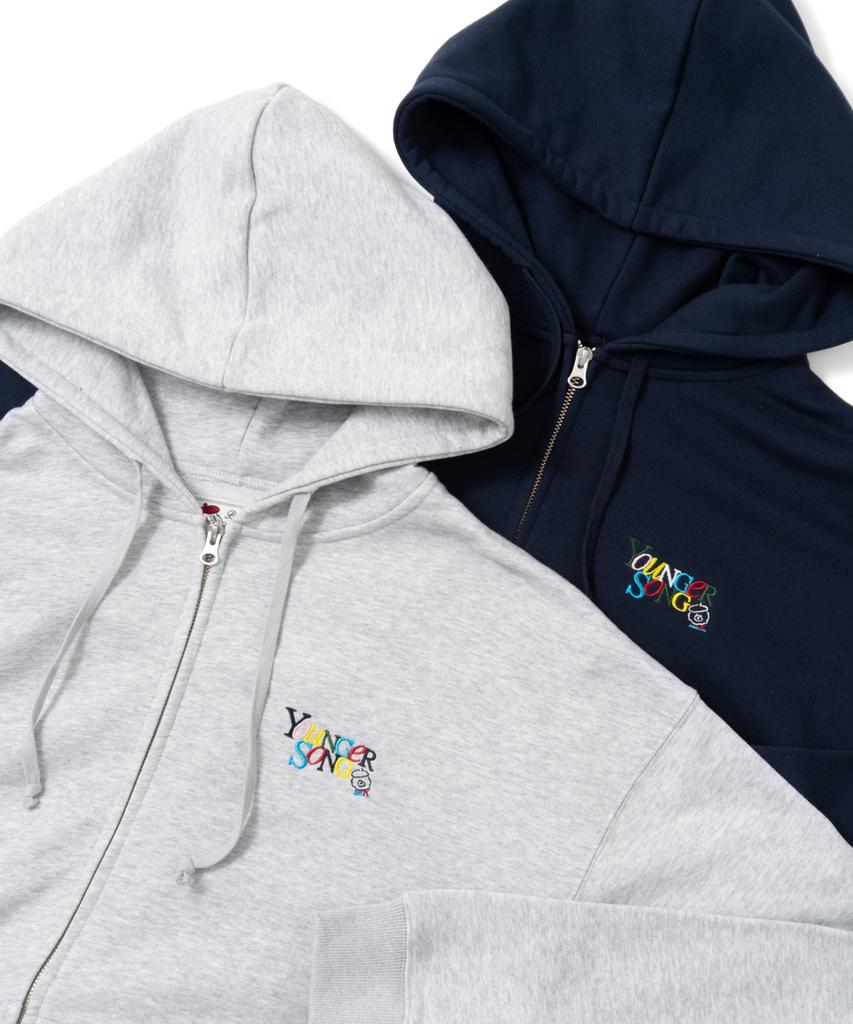 Beyond Closet [Beyond Closet X Younger Song] Zip-Up Hoodie Gray