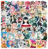 50 Stück Cartoon Spy x Family Niedliche Aufkleber PVC-Material DIY Notizbuch Kinder Tägliches Spielzeug Sammelalbum Wasserdichte Dekorationsaufkleber.