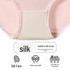Fenteng Women's Antibacterial Cotton & Mulberry Silk Briefs 5-Pack