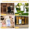 31.5x68.11/53.5 inch Poster Stand Adjustable Wedding Sign Holder Welcome Sign Stand Wedding Entrance Sign Decorative for Party