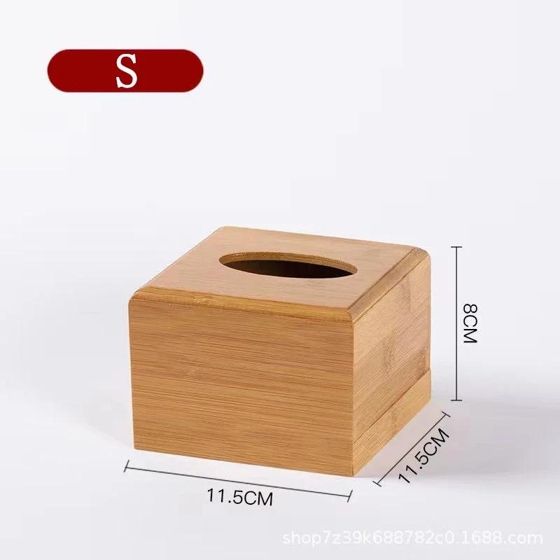 

Wooden tissue box, modern minimalist design, suitable for living rooms, kitchens, and bedrooms
