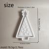 Flexible Silicone Mold Hollow Christmas Tree Decoration Mould Temperature Resistant Gypsum Mould for Candlestick