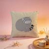 Fluffy Pallass Cat Art Cushion Cover Comfortable Durable Pillow Cover MultiScene for Home Office Car Sofa