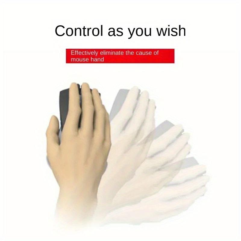 Ergonomic Mouse Pad Wrist Pad Silicone Non-Slip Streamline Wrist Rest Support Mat Computer Mice Pad For Office Gaming PC