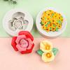 Mini Rose Camellia Flower Silicone Sugarcraft Mold Cookie Cupcake Chocolate Baking Mold Fondant Cake Decorating Tools