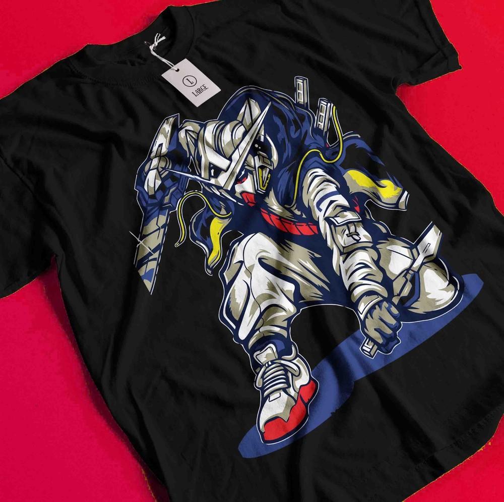 Gundam Shirt New Anime Tshirt Mobile Suit RX 78 Robot T-Shirt Manga Warrior Tee BB1039