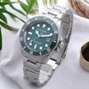 Mauro Geraldi Solar 10 ATM Water Stainless Rotating Ceramic Luminous Men's Watch, Resistant, Steel, Bezel, (MJ071-7)