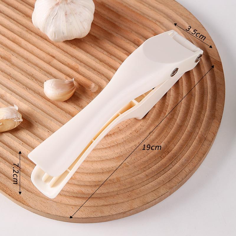 

2-In-1 Multifunctional Garlic Masher Garlic Press For Kitchen Tools Accessories Sliced Garlic Grinder Manual Press Masher Tools білий