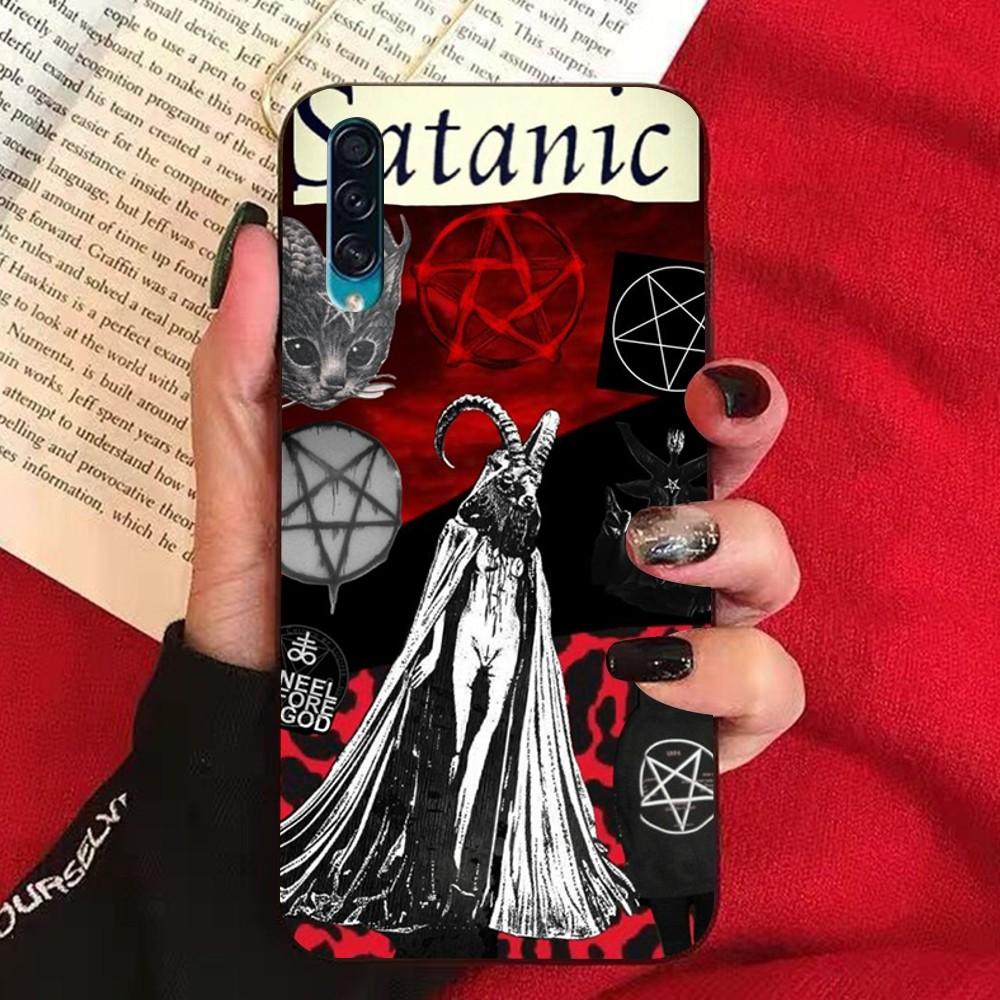 Devil Satan Phone Case For Samsung A 10 11 12 13 20 21 22 30 31 32 40 51 52 53 70 71 72 73 91 13 Shell