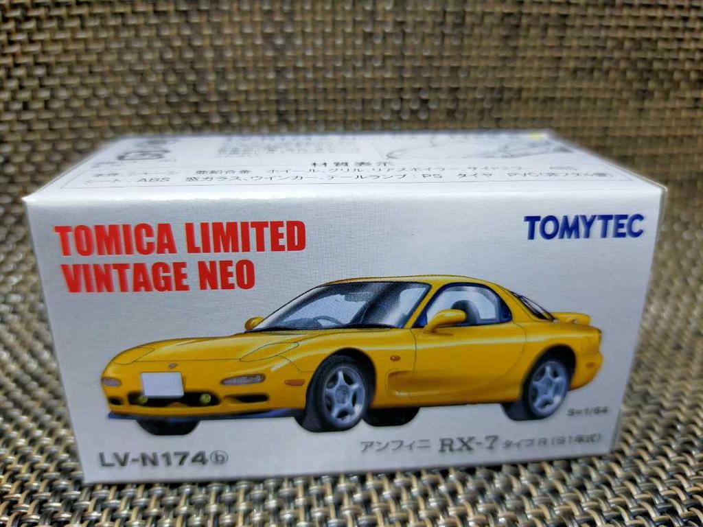 Tomica Limited Vintage Neo Infini Type R LIMITED VINTAGE NEO TOMYTEC LV-N174b RX-7 (1991 Model)