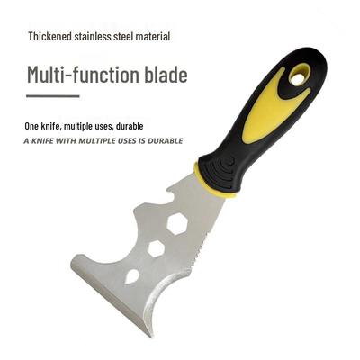 Stainless Steel Multifunctional Putty Knife and Scraper for Adhesive Removal and Plastering
