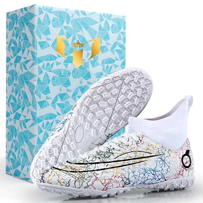 High-top Football Shoes Men's Youth Broken Nails Long Nails Ag Student Sports Competition Training Shoes